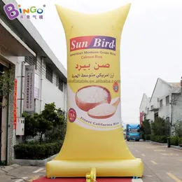 Großhandel 8M Höhe Outdoor Riesige Werbung Aufblasbare Reisbeutelmodelle Simulationsmodelle für Eventdekoration mit Luftgebläse Spielzeug Sport