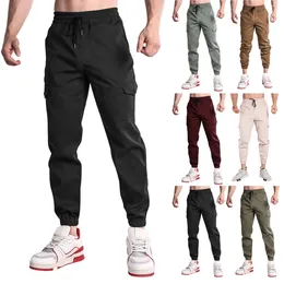 Мужские брюки, гигиеническая верхняя одежда, модная рабочая одежда, леггинсы, спортивные укороченные весенние мужские скраб с карманами