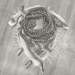 Lenços de algodão Keffiyeh Tacticals Desert Scarf Envoltório Shemagh Cabeça Pescoço Árabe Unisex Palestina