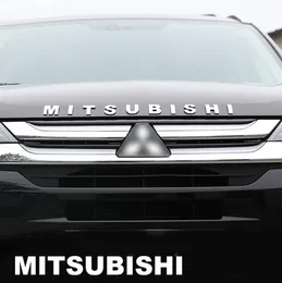 Mitsubishi Outlander Chrome 자동차 3D 문자 후드 엠블럼 로고 배지 자동차 스티커 스타일링 자동차 액세서리 문구 3D 레터 9680432