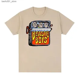 T-shirt da uomo Beastie Boys Hip Hop Music T-shirt vintage T-shirt da uomo in cotone New Tee Tshirt Top da donna Q240220