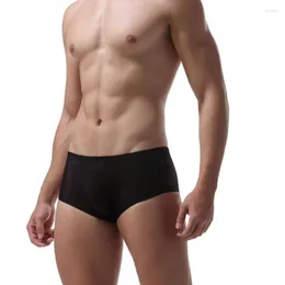 Cuecas Est Price Silky Men's Ice Briefs Sexy Underwear Gay Transparente Elastic Mens Calcinhas Homens