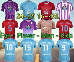 2023 2024 RC CELTA DE VIGO Jerseys Strand Larsen Bamba Paciencia Fran Beltran Iago Aspas Mingueza de la Torre Miguel Home 23 24 Futebol