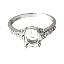 リングBeadsnice ID27355ホットセール新しいスタイルPure 925 Sterling Silver Ring Settings So Without Jewelry Accessories DIY Women Rings