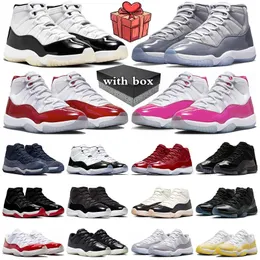 jumpman 11 11s basketball shoes Cherry Gratitude Cool Grey Cap And Gown Gamma Blue Cement Grey Bred mens trainers women sneakers sports