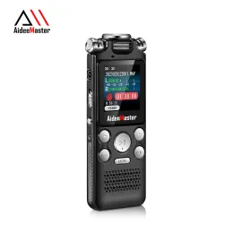 Плотники Aideemaster Mini Digital Audio Voice Recorder Профессиональный голос активированный USB -ручка снижение шумоподавления PCM WAV MP3 -плеер
