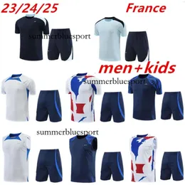 2023 2024 2025 Benzema Mbappe Occer Jerey Trackuit Hort Leeve Griezmann FrenchGiroud Equimemen