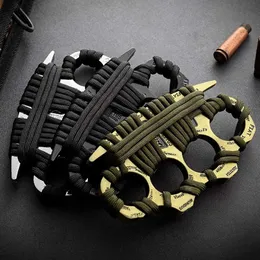 Alloy Metal Titanium Handheld Fist Buckle For Self Defense Constantine Tiger Finger Four Fingers Legal Martial Arts 188398 s