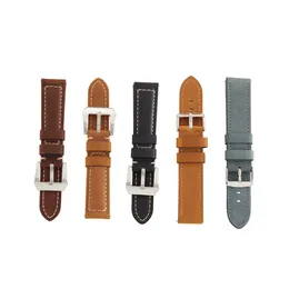 Watch Bands EUTOUR - Men's And Women's Leather Strap Simple Elegant Size 20mm