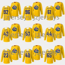 43 Quinn Hughes Diwali Night Warmup Hockey Jersey 40 Elias Pettersson Brock Bocke Boeser Andrei Kuzmenko Sam Lafferty Casey Desmith Trevor Linden J.T. 밀러 유니폼