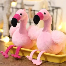 Keychains 1PC Pompom Fluffy Flamingo Keychain Woman Fur Bag Charms Keyrings Pom Car Pendant Key Ring Holder Jewelry Christmas