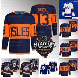 Bo Horvat NY Islander 2024スタジアムシリーズMathew Barzal Casey Cizikas Brock Nelson Ross Johnston Noah Dobson Zach Parise Ryan Pulock Adam Pelech Islanders Jersey