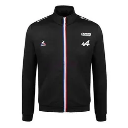 Erkek Tişörtler 21alpine Alban F1 Yarış Takımı Uzun Kollu Yumuşak Kabuk Kat Renault Sonbahar Kış Ceketi Sıcak Araba 9tuz