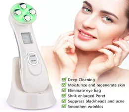 Gesichtswäscher Mesotherapie LED Pon Lichttherapie RF EMS Hautverjüngung Heben Straffen Massage Schönheitsmaschine OEDO9736988