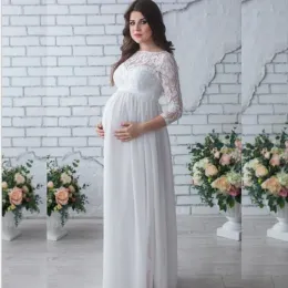 فساتين الحمل لباس بدلة Leisi Prosing Press Press Presal Woman Sexy Tailing حتى Longuette Dates Maternity Dresses for Photo Shoot