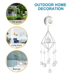 Garden Decorations 50cm Hanging Sun Catcher Moon Light Catching Wind Chime Rainbow Maker Ornament For Wedding Decoration