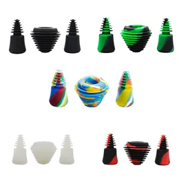3PC/Pack Silicone Universal Cleaning Plugs Caps Stopper Kit for water pipe glass bong dab rig