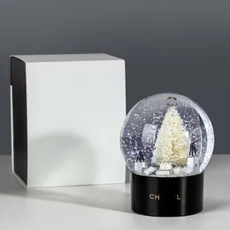 Snow Globe Designer رسائل أزياء الأزياء الداخلية ديكور عيد الميلاد الديكور كرات الكريستال مع صندوق هدايا لعيد عيد الحب هدية صديقة هدية