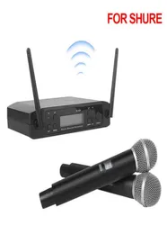 Microfono wireless per SHURE UHF 600635 MHz Microfono portatile professionale per Karaoke Church Show Meeting Studio Recording GLXD4 W2206515285