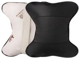 1pcs araba boyun yastık başlık yastık koltuk yastık pu deri yumuşak delikli tasarım Danny holedigging malzemeleri otomatik güvenlik 9186121