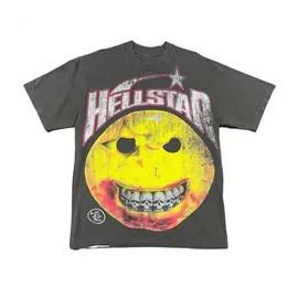 Męskie koszulki 2023 HellStar Shirt krótkie rękawe Tee Men Women High Quality Hip Hop Fashion T Shirt Hell Star HellStar Short Cotton Tee J3HH# VQLN 902