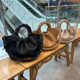 R los angeles Handbags Women Genuine Leather Cloud Large Capacity Fashion Shoulder Bag Tote