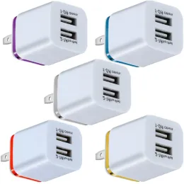 Universal USB Wall Charger Fast Power Adapter Compatible with iPhone Samsung Xiaomi LG Smartphones ZZ