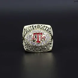 Anéis de banda NCAA 1998 Texas AM University big12 campeonato anel açucareiro