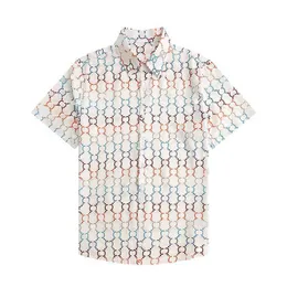 Erkekler sıradan gömlek lüks tasarımcı erkek gündelik gömlek erkek klasik ekose polo boyun kısa kollu moda iş gömleği yüksek kaliteli camo tek göğüslü gömlek