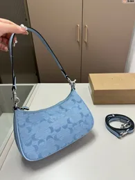 Women Envening Bag Projektant Teri Coa Half Moon ramię torebki torebki luksurys Projektanci Crossbody Messenger Portfel Portfel Modna plecak poddrzmi