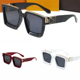 Luxus-Herren-Sonnenbrille für den Urlaub, Designer-Sonnenbrille für Damen, Herren-Sonnenbrille, übergroße Brille, Millionärs-Sonnenbrille, UV400, hochwertige Linse, Unisex v6