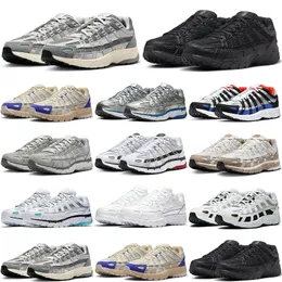 P6000 Running Shoes P-6000 Mens Womens Trainers Triple Black White University Blue Green Khaki Athletic Department Mens Outdoor Sports Sneakers