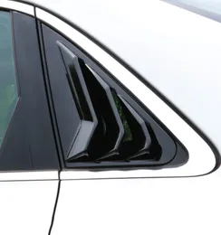 Carbon Fiber Hinten Fenster Dreieck Panel Dekoration Abdeckung Fensterläden Aufkleber Für A4 B8 2009-2016 Auto Styling Zubehör 1477368