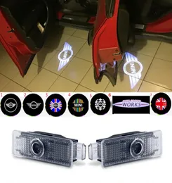 Portiera auto Luci di benvenuto Proiettore Logo per Mini Cooper R55 R57 R58 R59 R60 Clubman Countryman S JCW F54 F55 F56 F573638989