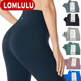 女性デザイナーLululemeni Yoga Pants Fiess Times柔軟性ヒップリフトTスウェットパンツランニングトレーニング2024