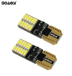 Super jasny W5W 194 168 T10 24smd Canbus LED Parking Parking tablica rejestracyjna boczna Marker Wedge Lights5645773