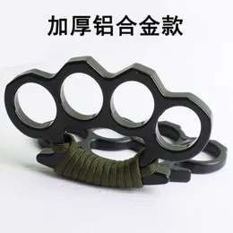 Alloy Finger Aluminium Självförsvar Tigerring Keychain EDC-bilfönster Breaker Multifunktionell bärbar knytnäve Buckle Palm 515431