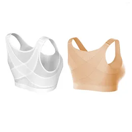 Bras 2 Pack Sports For Women Older Seniors Front Closure Wireless Comfort  Unlined Padded Convertible Push Up Bra Underwear From Tiangouu, $12.52