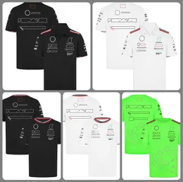 2024 new F1 racing suit T-shirt Formula One team summer short-sleeved POLO shirt clothes men's customization