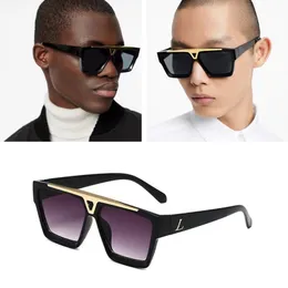 Semester Luxury Designer Brand Solglasögon Designer Solglasögon Högkvalitativa solglasögon för kvinnliga Glasögon för kvinnor Big Lens Unisex Eyewear With Box V6