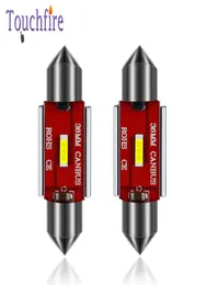 10PCSフェストゥーンC5W 31 36 39 41MM CSP3570 LED CANBUS CARB READING DOMEナンバープレートドアフォーカスライトオートランプホワイト12V3910714