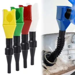 Car Refueling Funnel Telescopic Universal Engine Oil Gasoline Filter Transfer Funnels Tool Foldable Portable Funnel