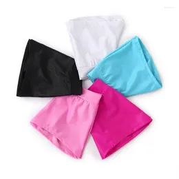 Shorts meninas calças de dança estampado alta estiramento dança sólida treinamento fitness calças casuais crianças roupas