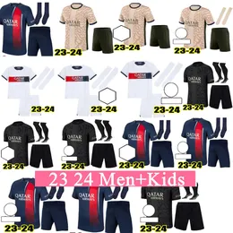 New 23 24 MBAPPE HAKIMI soccer jerseys N.Mendes M.ASENSIO third Maillots de football 2023 2024 M.ASENSIO VERRATTI 4th Men and kids kit shirt uniforms