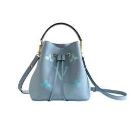 NEW Mirror Quality Bags Designer Tote Bag Luxury Handbag Women NEONOE Bucket Bag Fashion Crossbody Bag Ladies Leather Drawstring Shoulder Bag Wallets 2 Sizes