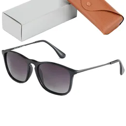 Очки Роскошные квадратные поляризованные солнцезащитные очки для мужчин и женщин Роскошные брендовые солнцезащитные очки для мужчин и женщин в нейлоновой оправе с кожаной коробкой Gafas Oculos De Sol