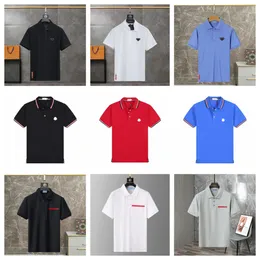 2024 New Mens Designer polo shirt men's Polos t shirt tees high-end Polo fashion Cotton V Neck man Tops Tees Woman Tshirts Luxury Casual couple Clothes