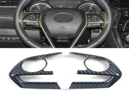 Harrier Venza Xu80 2021 2022 Auto Car Accessoriesステアリングホイールボタントリムフレームカバーステッカーインテリアデコレーション1880547