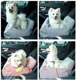 Köpek Araba Koltuk Köpek Yavru Booster Seat Pet Seyahat Araba Taşıyıcı Yatak Depolama Cep Klipon Güvenlik Tasma Small ve Med4954349