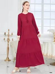 Etnik Giyim Müslüman Elbise Abaya Kadınlar İçin Günlük Çöp Abayas Dubai Vestido Zarif Ramazan Elbiseleri Eid Orta Doğu Türkiye